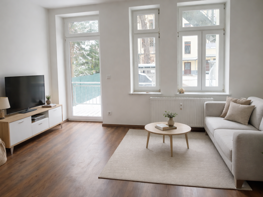 Wohnung zur Miete 759 € 2 Zimmer 52 m² EG Könneritzstraße 31 Schleußig Leipzig 04229