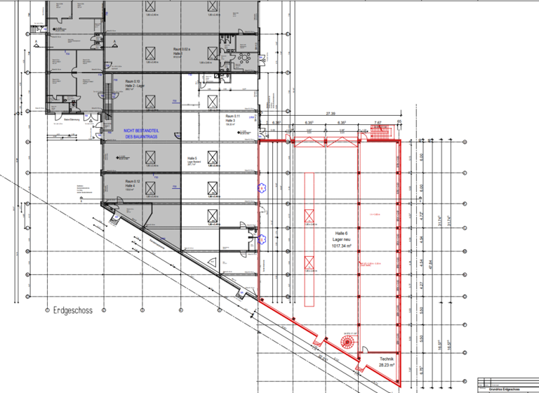 Lagerhalle zur Miete - Erstbezug provisionsfrei 7,25 € 1.454 m² Lagerfläche teilbar ab 1.454 m² Karnap Essen 45329