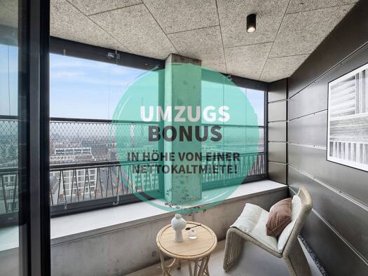 Wohnung zur Miete - Erstbezug 1.315 € 1 Zimmer 46,8 m² 11. Geschoss Lisa-Fittko-Straße 11 Moabit Berlin 10557
