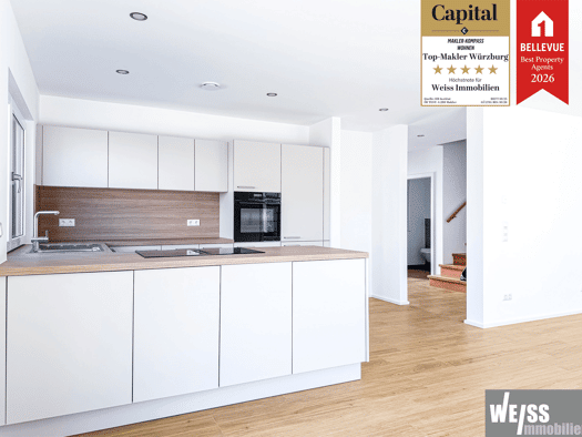 Doppelhaushälfte zur Miete - Erstbezug 2.190 € 5 Zimmer 145 m² 275 m² Grundstück Meisenweg 1E Unterpleichfeld 97294