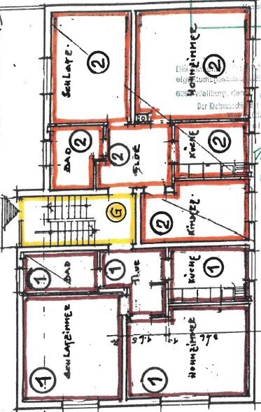 Wohnung zum Kauf 269.000 € 10 Zimmer 242 m²<br/>Wohnfläche Seelbach Villmar 65606