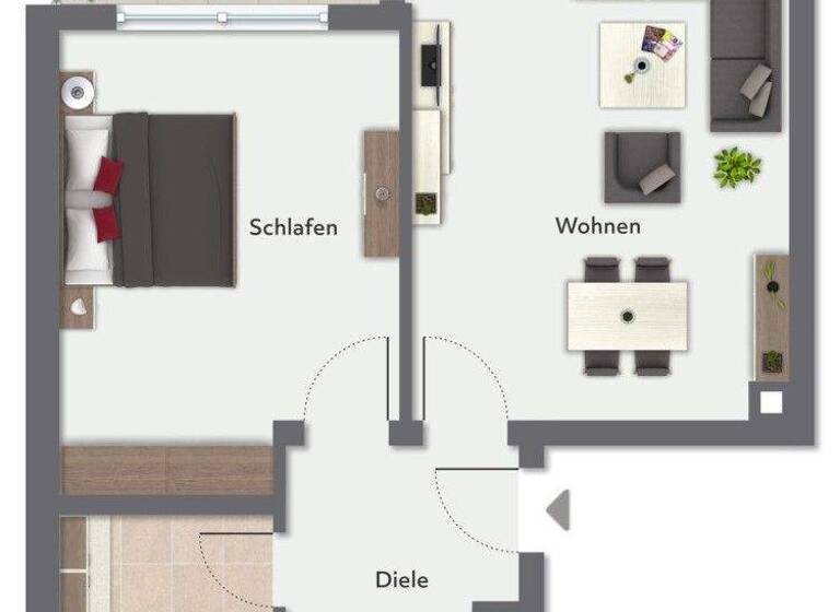 Wohnung zum Kauf 87.000 € 2 Zimmer 51 m² frei ab sofort Meßstetten 72469