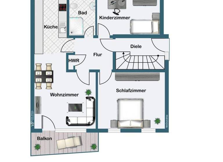 Wohnung zum Kauf 229.000 € 3 Zimmer 67,7 m² Wesel 46483