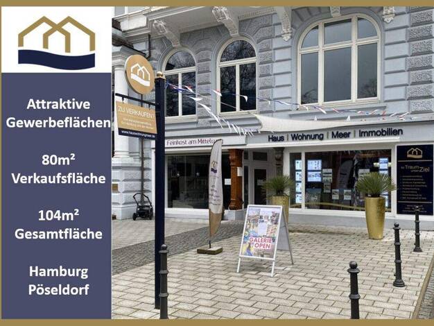 Laden zur Miete 2.912 € 3 Zimmer 80 m² Verkaufsfläche teilbar ab 40 m² Mittelweg 31 Rotherbaum Hamburg 20148