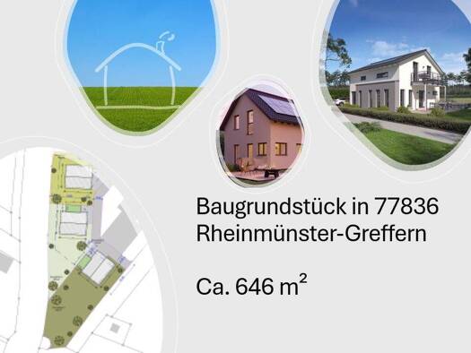 Grundstück zum Kauf provisionsfrei 263.427 € 646 m² Grundstück Greffern Rheinmünster 77836