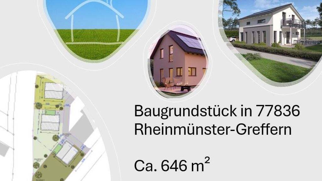 Grundstück zum Kauf provisionsfrei 263.427 € 646 m² Grundstück Greffern Rheinmünster 77836