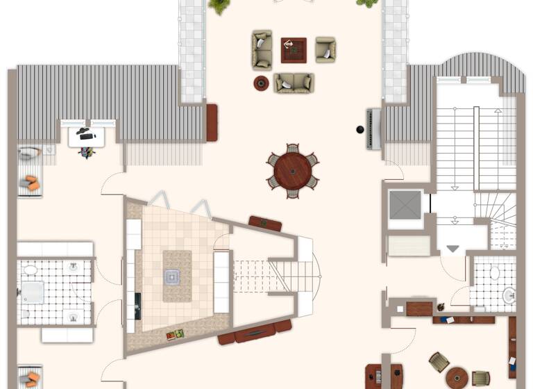 Maisonette zur Miete 5 Zimmer 373 m²<br/>Wohnfläche Dachgeschoss, 5.<br/>Geschoss ab sofort<br/>Verfügbarkeit Wöhrd Nürnberg 90489