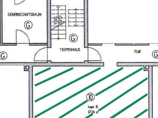Lagerhalle zum Kauf als Kapitalanlage geeignet 913 € 37,2 m² Katzwang Nürnberg 90453