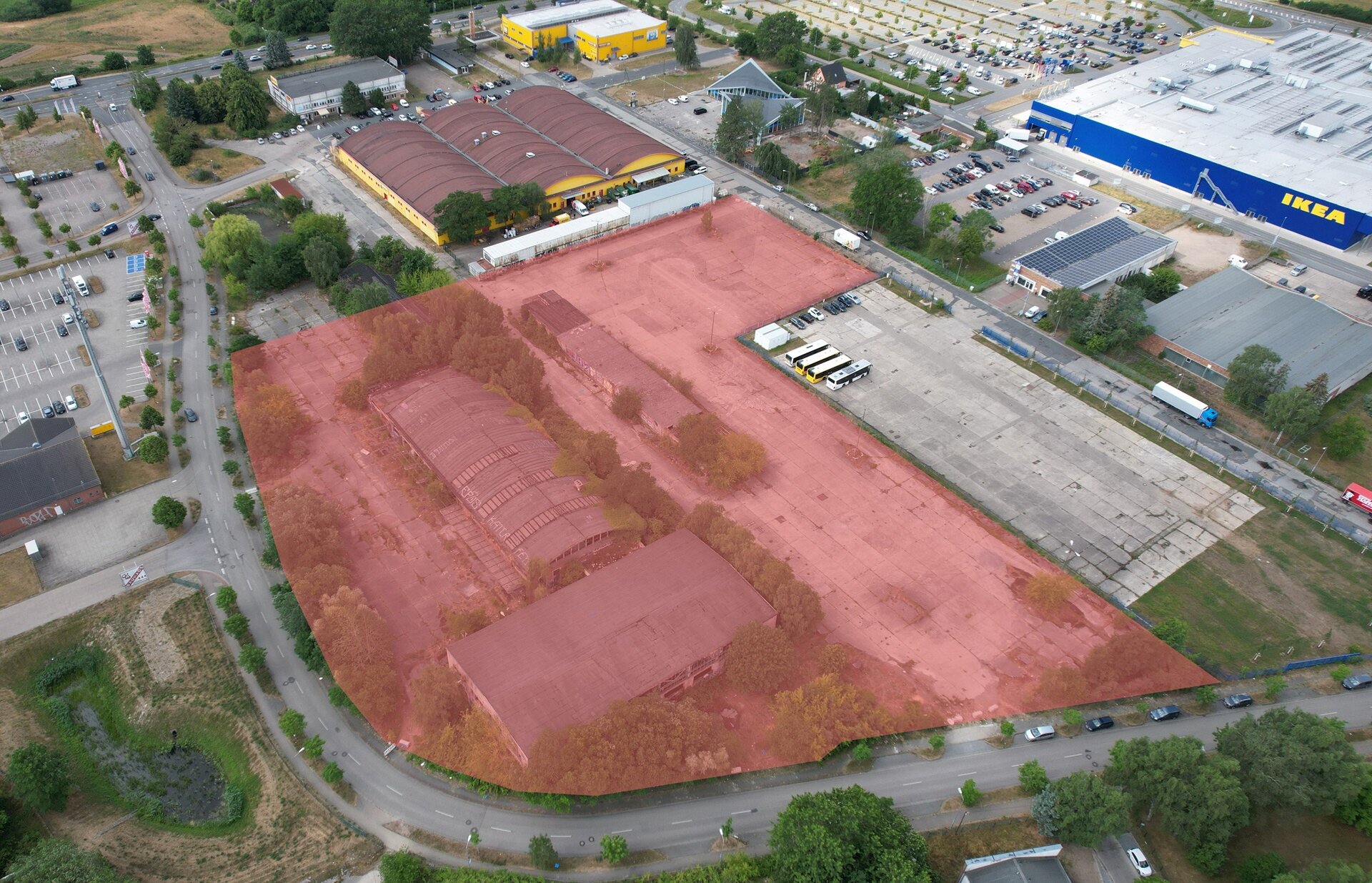 Gewerbegrundstück zum Kauf 21.392 m²<br/>Grundstück Evershagen Rostock 18069