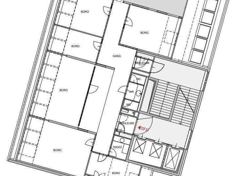 Büro zur Miete 15 € 6 Zimmer Wien 1040