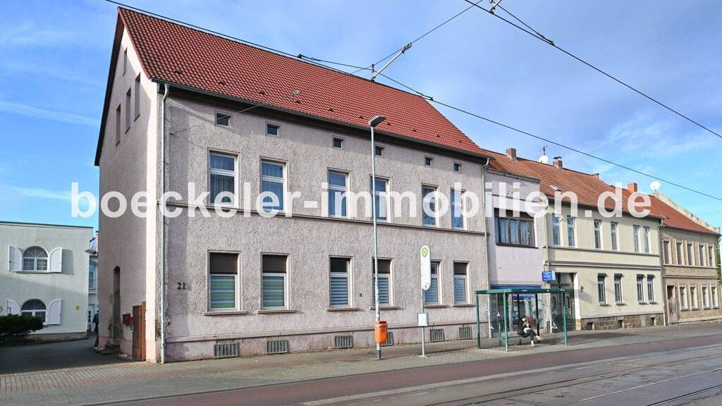 Immobilie in Merseburg - € 659,26/ m² für Wohn- und Geschäftshaus mit stabilen Mieteinnahmen +  Steigerungs-Potential - Bild 0