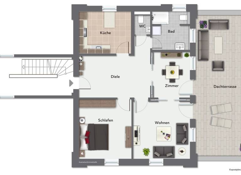 Wohnung zur Miete 1.199 € 2,5 Zimmer 90,1 m² 1. Geschoss frei ab 01.07.2026 Siek 22962