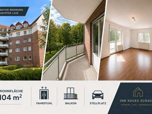 Wohnung zur Miete 1.050 € 4 Zimmer 104 m² Bergen Bergen auf Rügen 18528