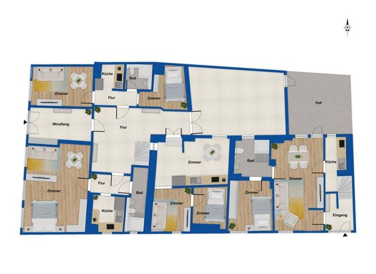 Mehrfamilienhaus zum Kauf 1.975.000 € 21 Zimmer 314,9 m² 234 m² Grundstück Innenstadt Lübeck 23552