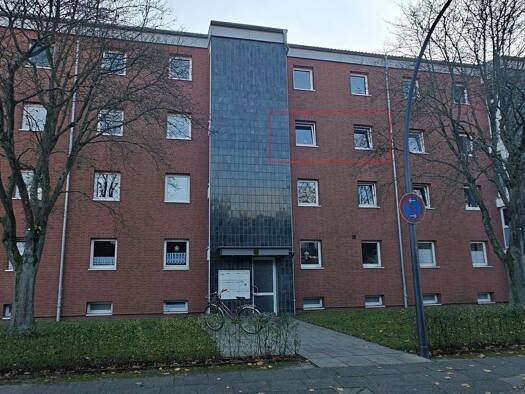 Wohnung zur Miete 1.350 € 2,5 Zimmer 63 m² Geschoss 2/4 frei ab 01.08.2026 Jenfeld Hamburg 22043