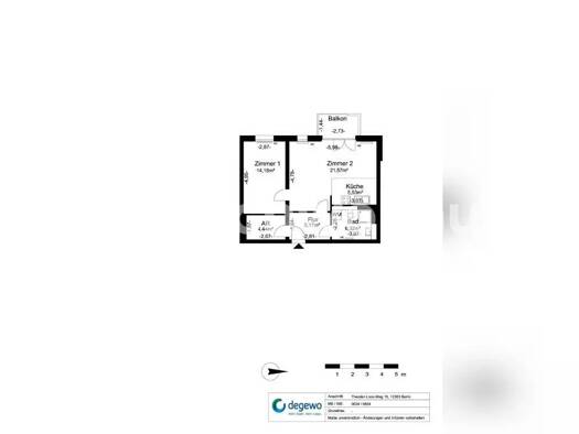 Wohnung zur Miete Tauschwohnung 400 € 2,5 Zimmer 60 m² 5. Geschoss Britz Berlin 12353