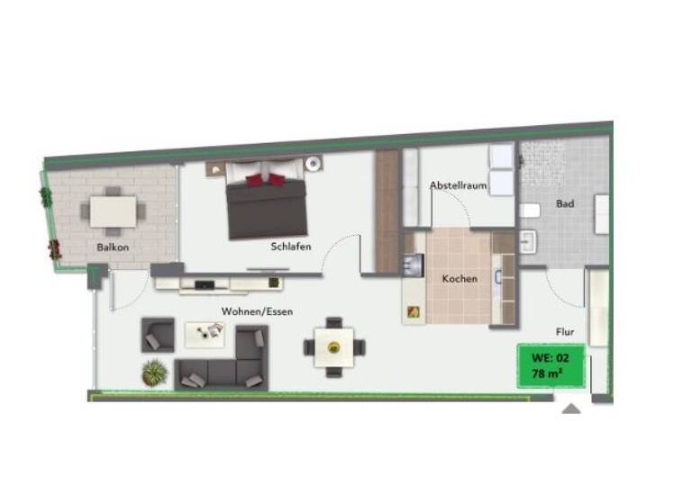 Wohnung zum Kauf 328.000 € 2 Zimmer 78 m² Meschede 59872