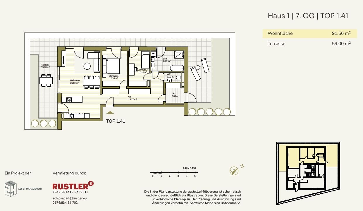 Wohnung zur Miete 1.065 € 3 Zimmer 91,6 m²<br/>Wohnfläche 01.09.2025<br/>Verfügbarkeit Straßgang Graz 8054