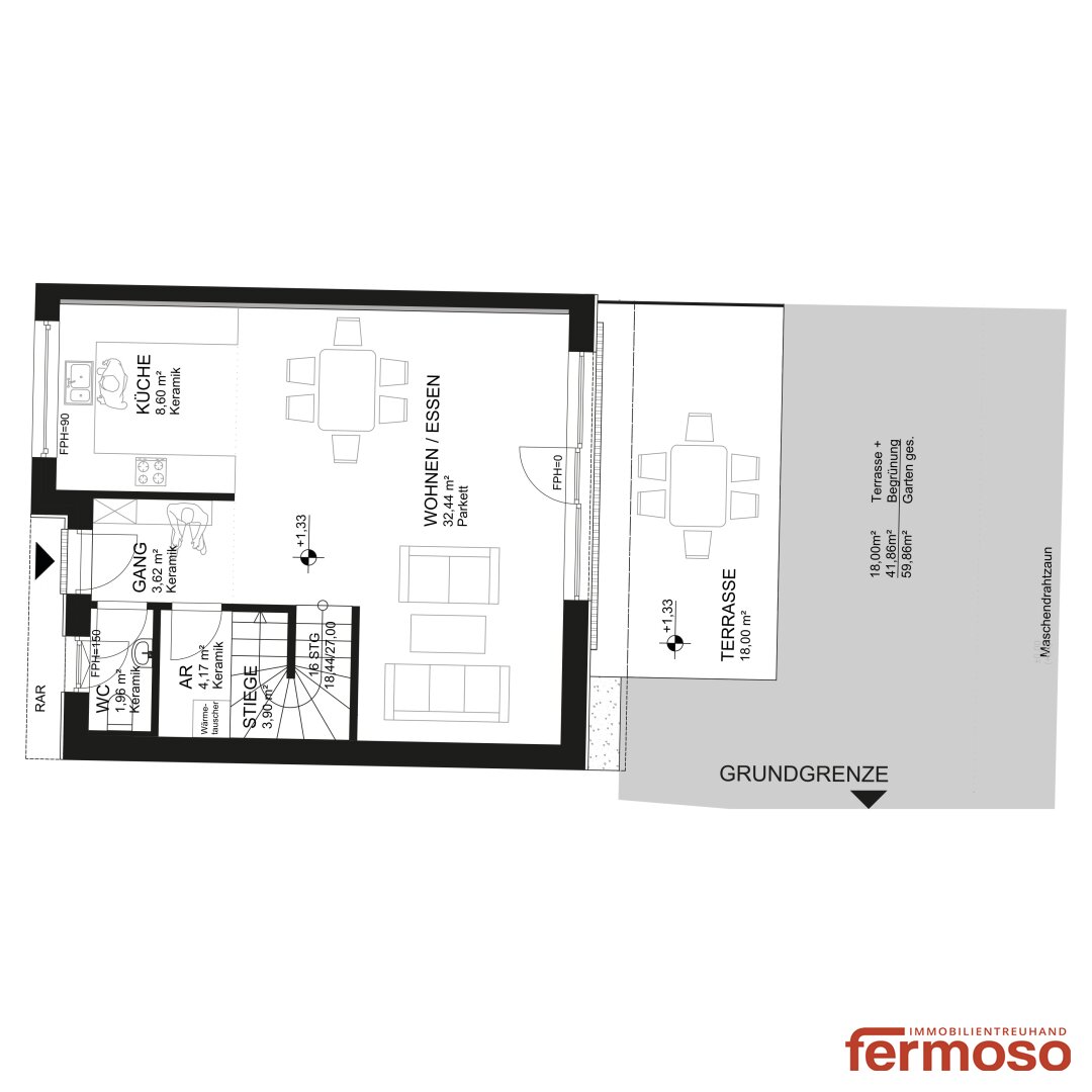 Reihenmittelhaus zum Kauf 459.000 € 4 Zimmer 107 m²<br/>Wohnfläche Maria-Lanzendorf 2326