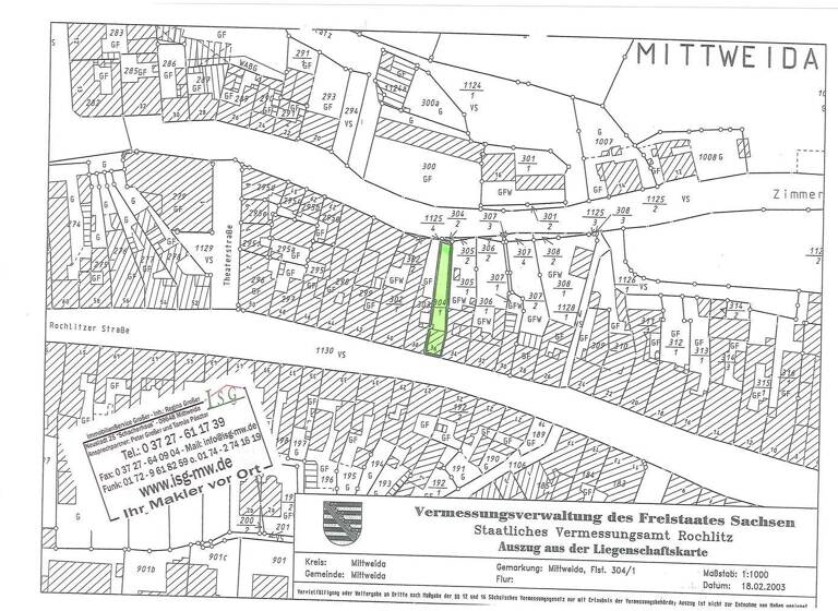 Haus zum Kauf 134.900 € 30,3 m² 209 m² Grundstück Mittweida 09648
