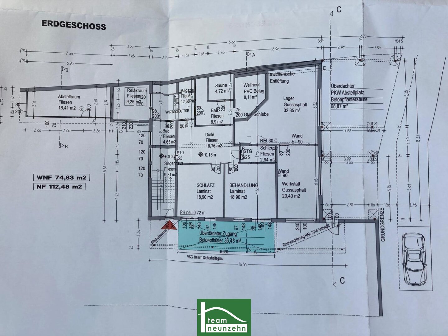 Einfamilienhaus zum Kauf 660.001 € 6 Zimmer 270,5 m²<br/>Wohnfläche 714,1 m²<br/>Grundstück Steinbrunner Straße 8 Neufeld an der Leitha 2491