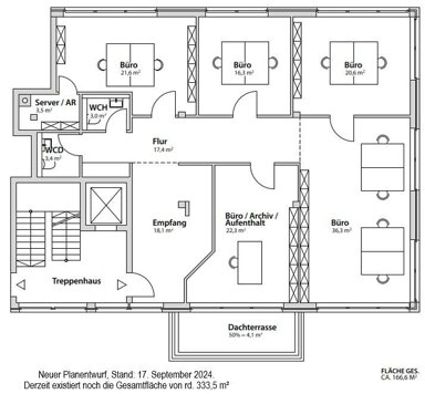 Praxisfläche zur Miete provisionsfrei 8,60 € 5 Zimmer 166,6 m² Bürofläche Industriestraße 27b Wedel 22880