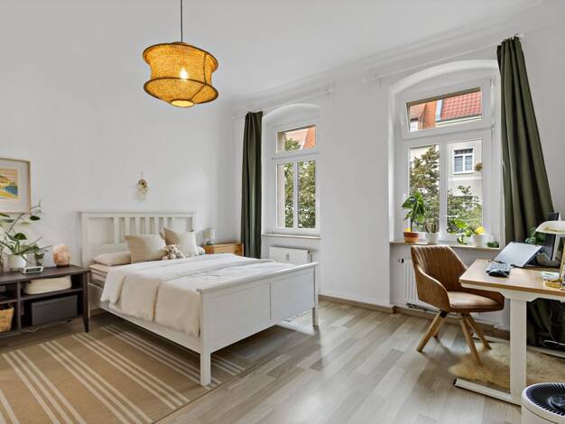 Wohnung zur Miete 500 € 2 Zimmer 57 m² 1. Geschoss frei ab 01.11.2026 Wegscheiderstraße 7 Innenstadt Mitte 06110