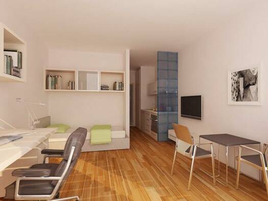 Studio zum Kauf 112.000 € 1 Zimmer 21,5 m² 2. Geschoss Innenstadt Heidenheim an der Brenz 89520