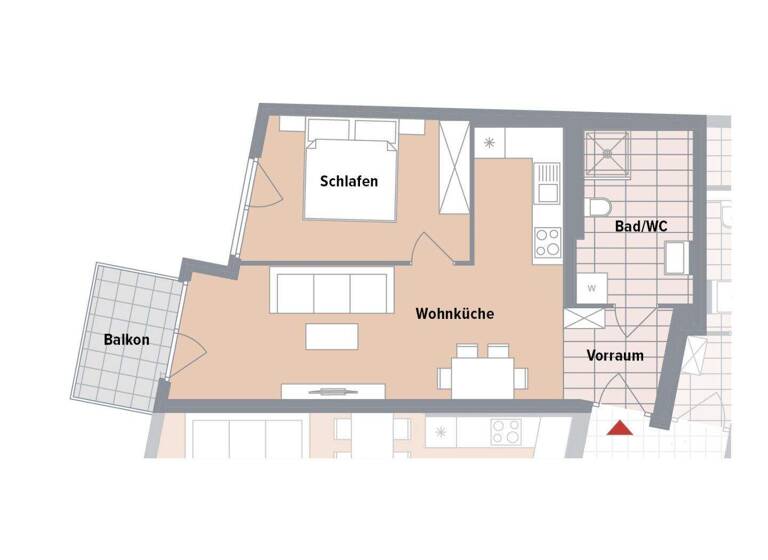 Wohnung zum Kauf - Erstbezug 279.200 € 2 Zimmer 46,3 m² 1. Geschoss Wien 1230