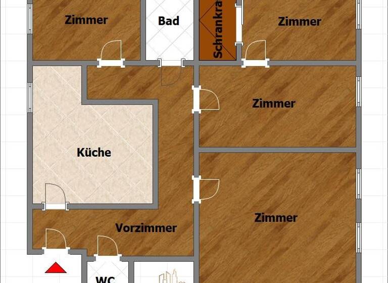 Wohnung zum Kauf 295.000 € 4 Zimmer 84 m² 1. Geschoss Wien 1100