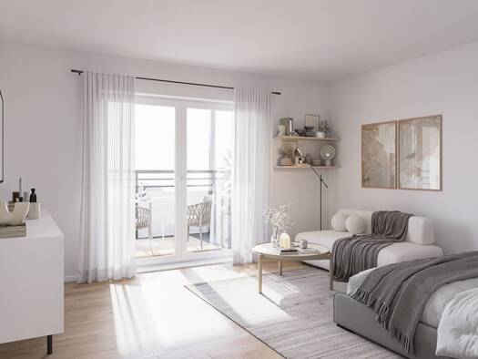 Wohnung zur Miete - Erstbezug 745 € 1 Zimmer 44,5 m² Erlangen-Süd Erlangen 91052
