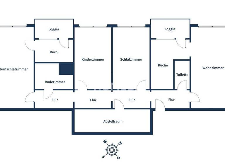 Wohnung zum Kauf 220.000 € 4 Zimmer 140 m² 2. Geschoss Schinkel-Ost Osnabrück 49084