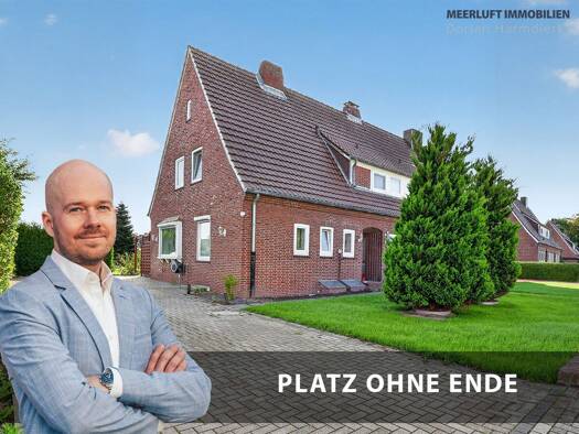 Doppelhaushälfte zum Kauf 189.000 € 5 Zimmer 117 m² 1.024 m² Grundstück Blexen Nordenham 26954