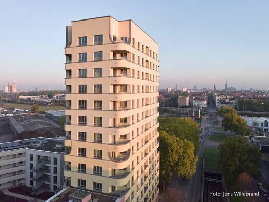 Wohnung zur Miete 1.991 € 2 Zimmer 79,6 m² 14. Geschoss frei ab 01.01.2026 Bonner Str. 168 Bayenthal Köln 50968