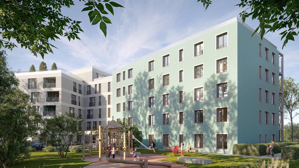 Wohnung zum Kauf - Erstbezug provisionsfrei 339.160 € 2 Zimmer 55,6 m² Ludwigsfeld Neu-Ulm 89231