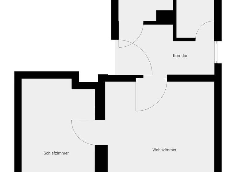 Wohnung zur Miete 414 € 2 Zimmer 46 m² 1. Geschoss Am Bahnhof 5 Vieselbach Erfurt 99098