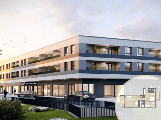 Wohnung zum Kauf - Erstbezug provisionsfrei 510.000 € 3 Zimmer 92,1 m² 2. Geschoss frei ab sofort Im Nex 5 Hattersheim Hattersheim 65795