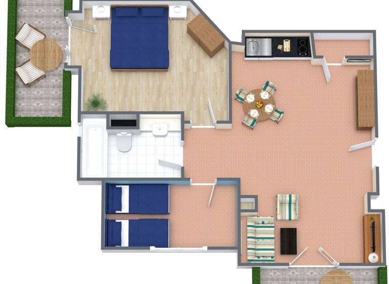 Terrassenwohnung zum Kauf 388.000 € 3 Zimmer 60 m² frei ab sofort Tannenstr. 2 Kühlungsborn 18225