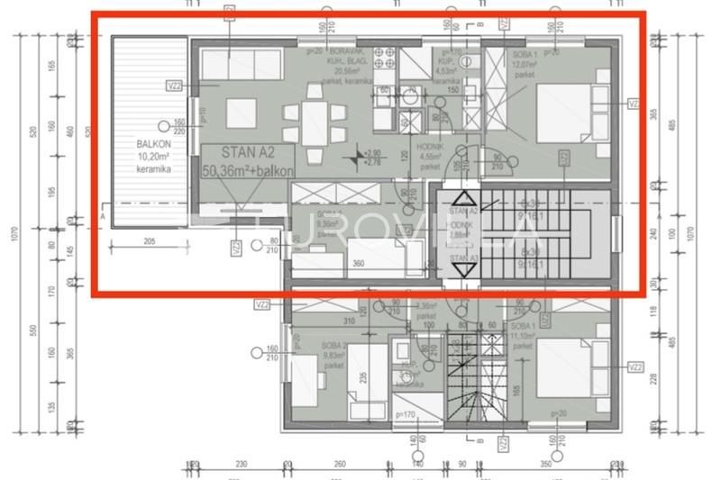 Wohnung zum Kauf 174.500 € 2 Zimmer 53 m²<br/>Wohnfläche 1.<br/>Geschoss Vir center 23234