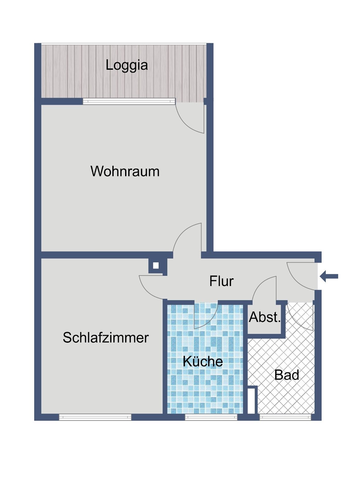 Wohnung zur Miete nur mit Wohnberechtigungsschein 301 € 2 Zimmer 56,9 m²<br/>Wohnfläche ab sofort<br/>Verfügbarkeit Georg-Büchner-Weg 16 Lauterborn Offenbach am Main 63069