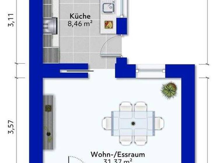 Reihenmittelhaus zum Kauf 319.000 € 4 Zimmer 102 m² 383 m² Grundstück Eickel Herne 44651