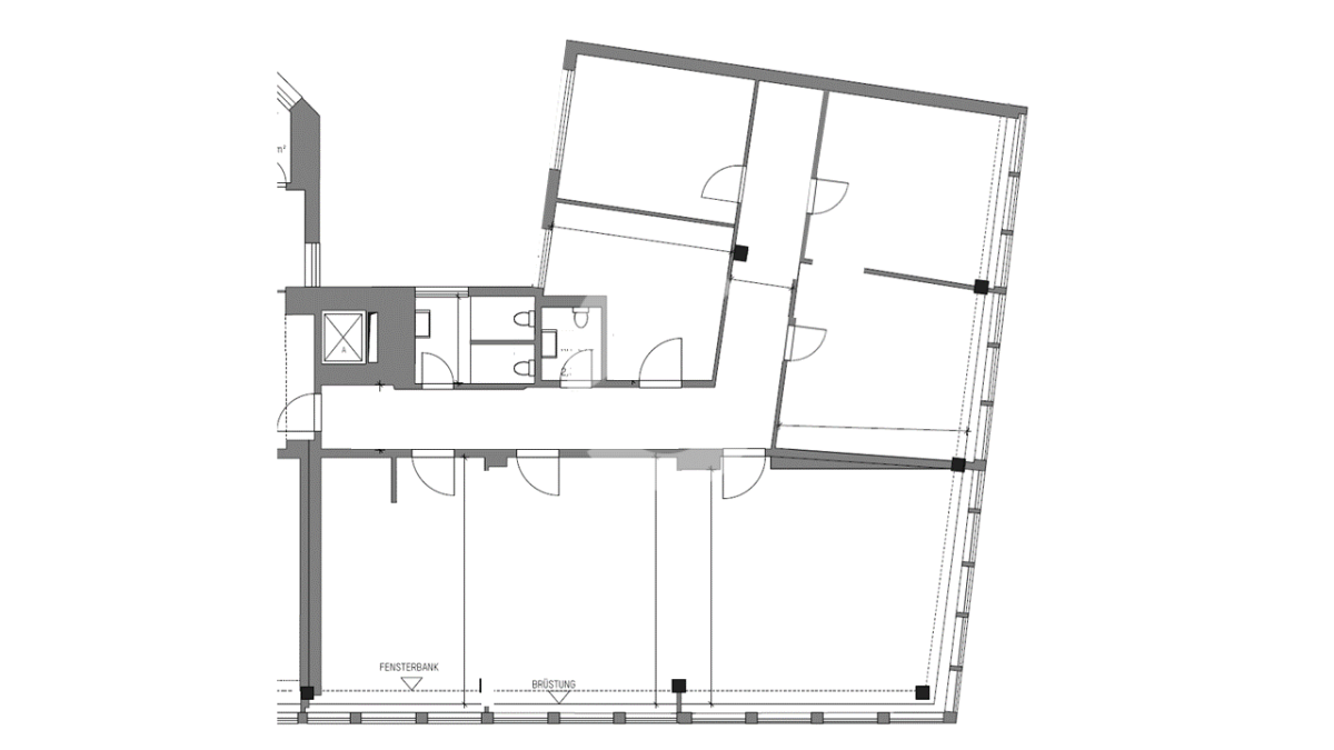 Büro-/Praxisfläche zur Miete provisionsfrei 16 € 185 m²<br/>Bürofläche ab 185 m²<br/>Teilbarkeit Diemershalde Stuttgart, Mitte 70182