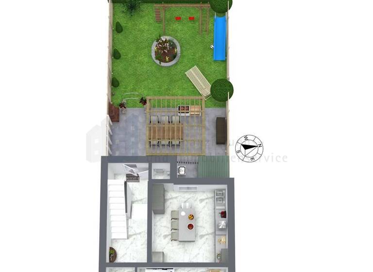 Reihenmittelhaus zum Kauf 4 Zimmer 144 m² 139 m² Grundstück Altstadt-Mitte Oberhausen 46045