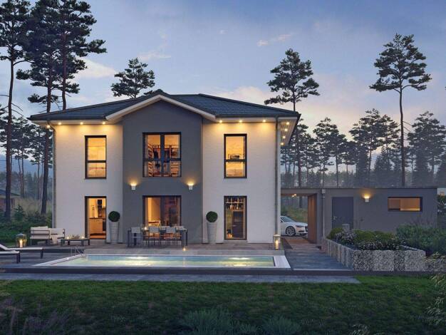 Villa zum Kauf - Erstbezug provisionsfrei 1.390.000 € 7 Zimmer 160 m² 400 m² Grundstück frei ab 31.12.2026 Trudering-Riem München 81825