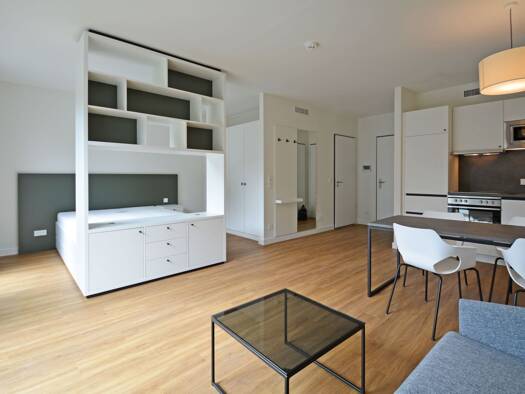 Wohnung zur Miete 873 € 1 Zimmer 43,6 m² 3. Geschoss Am Carlsgarten 7 Karlshorst Lichtenberg 10318