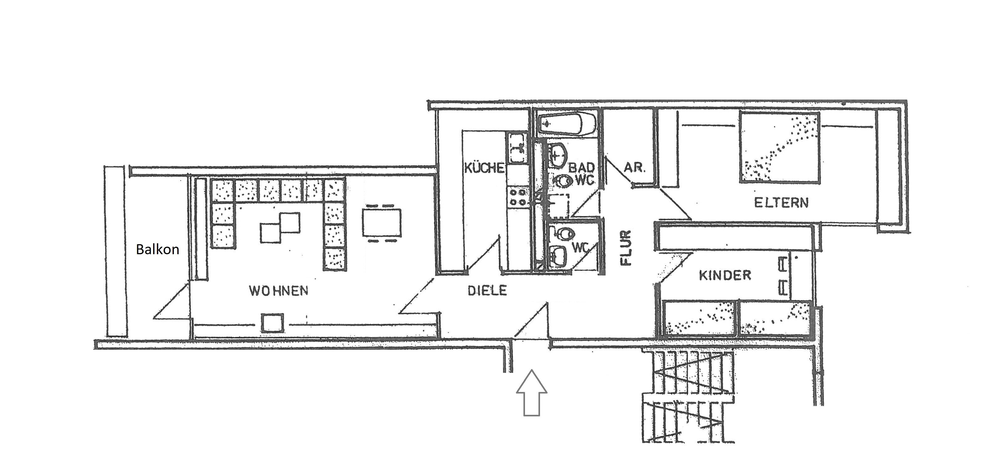 Wohnung zum Kauf 395.000 € 3 Zimmer 95 m²<br/>Wohnfläche 2.<br/>Geschoss Großreuth bei Schweinau Nürnberg 90431