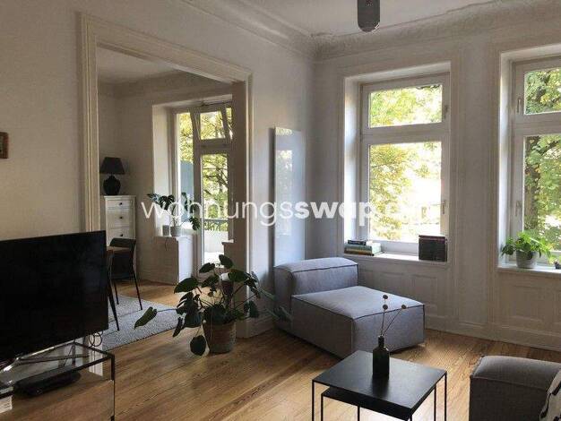 Studio zur Miete Tauschwohnung 1.320 € 3 Zimmer 66 m² 2. Geschoss Hoheluft-West Hamburg 20253