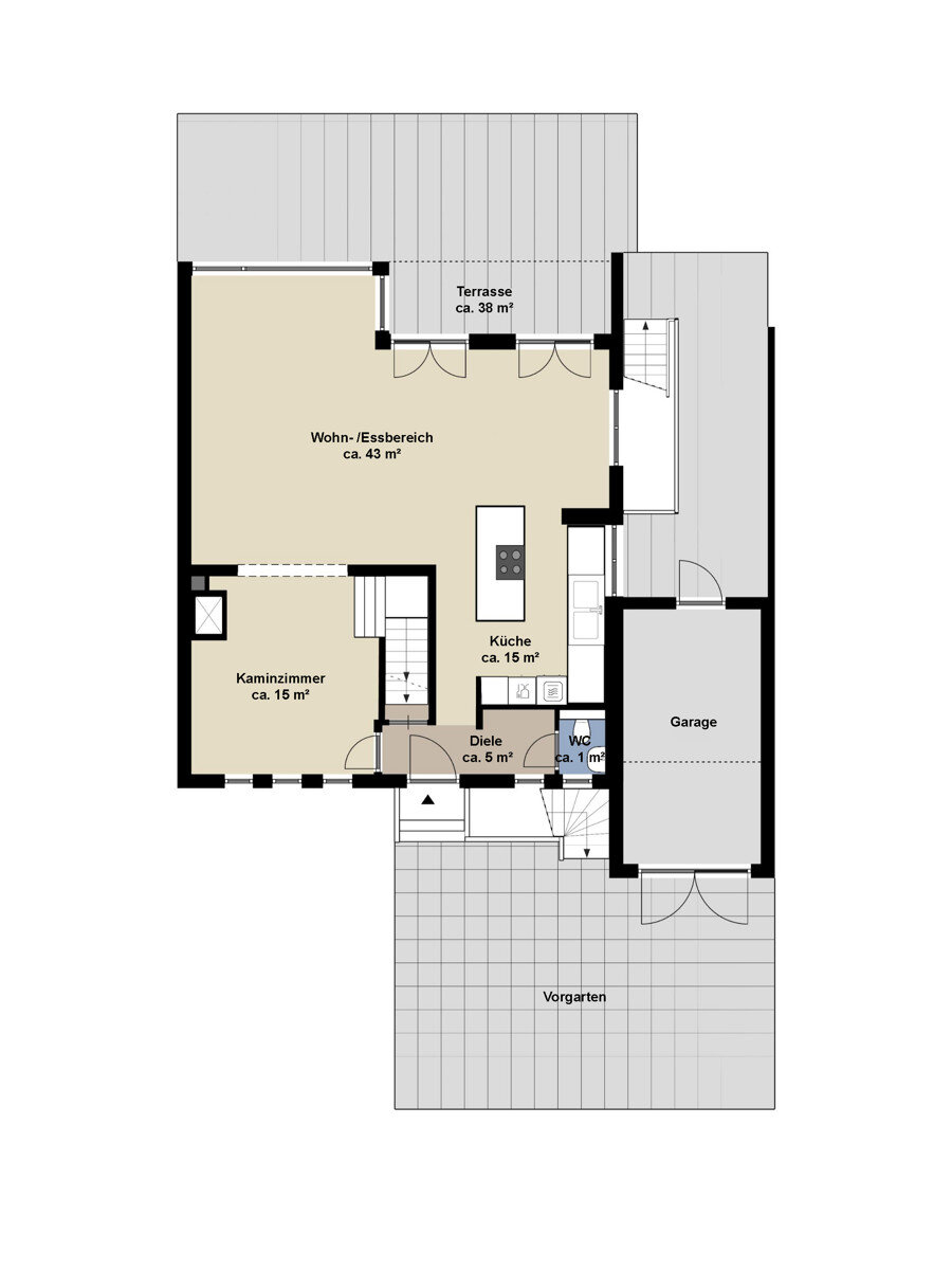 Doppelhaushälfte zum Kauf 1.790.000 € 7 Zimmer 208 m²<br/>Wohnfläche 492 m²<br/>Grundstück Rodenkirchen Köln 50996