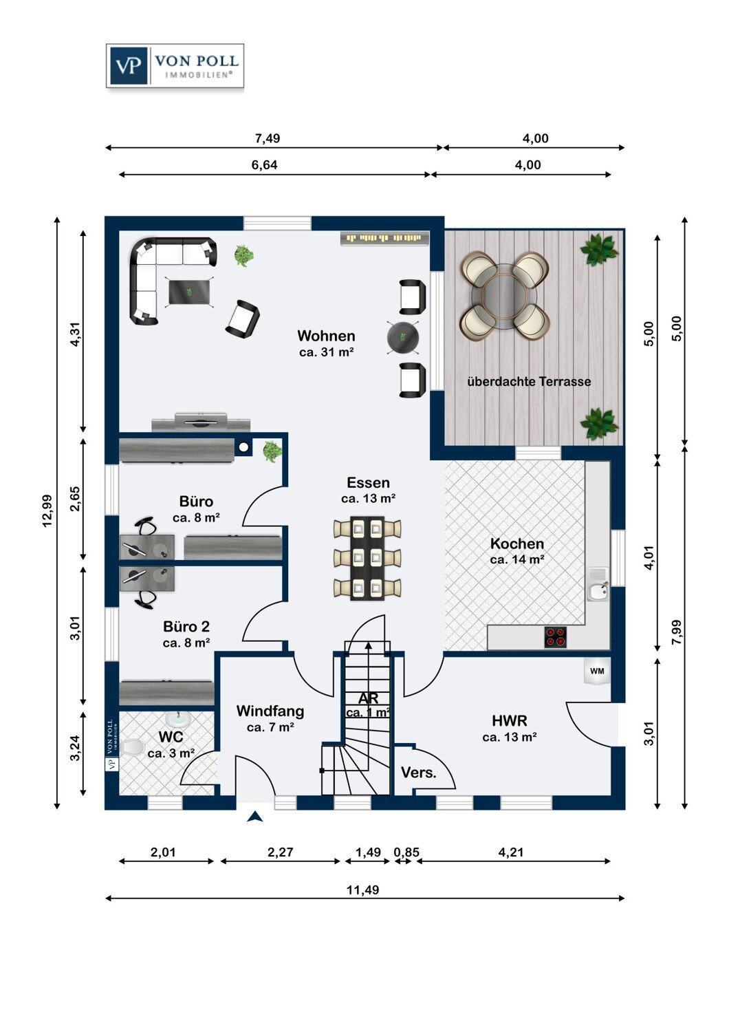 Einfamilienhaus zum Kauf 455.000 € 7 Zimmer 172,5 m²<br/>Wohnfläche 865 m²<br/>Grundstück Sillenstede Schortens 26419