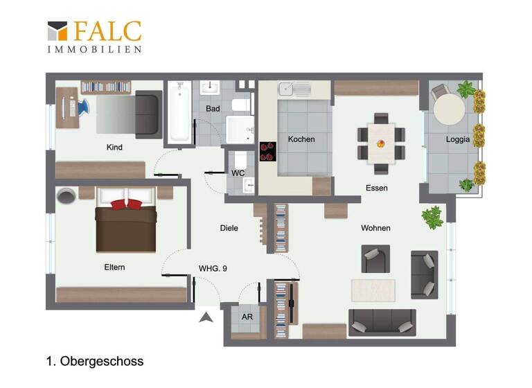 Wohnung zum Kauf 212.900 € 3 Zimmer 100 m² Cronenberg Remscheid 42855